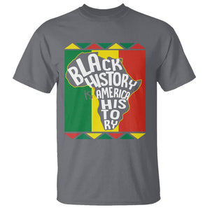 Black History Is American History Patriotic African American T Shirt TS09 Charcoal Printyourwear