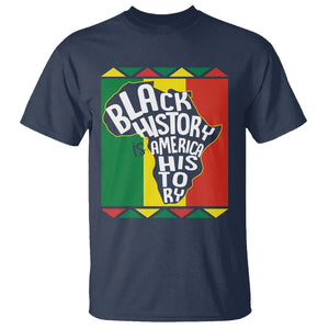 Black History Is American History Patriotic African American T Shirt TS09 Navy Printyourwear