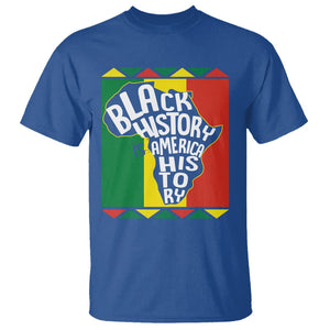 Black History Is American History Patriotic African American T Shirt TS09 Royal Blue Printyourwear