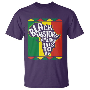 Black History Is American History Patriotic African American T Shirt TS09 Purple Printyourwear