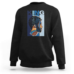 Black History King Father Melanin African American Dad Sweatshirt TS09 Black Printyourwear