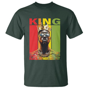 Black History King Father Melanin African American Dad T Shirt TS09 Dark Forest Green Printyourwear