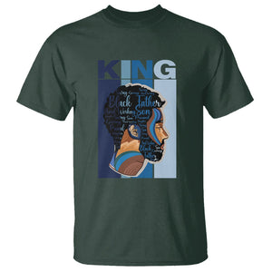 Black History King Father Melanin African American Dad T Shirt TS09 Dark Forest Green Printyourwear