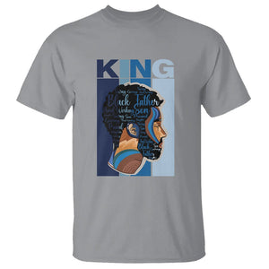 Black History King Father Melanin African American Dad T Shirt TS09 Sport Gray Printyourwear