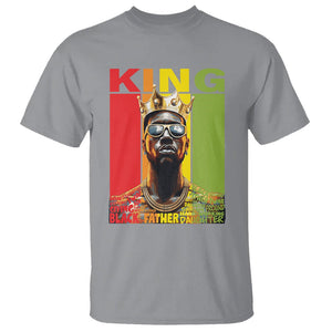 Black History King Father Melanin African American Dad T Shirt TS09 Sport Gray Printyourwear