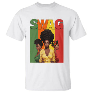 Black History Month Swag Melanin Queen T Shirt TS09 White Printyourwear