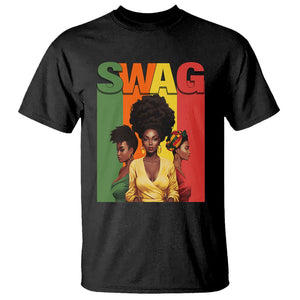 Black History Month Swag Melanin Queen T Shirt TS09 Black Printyourwear