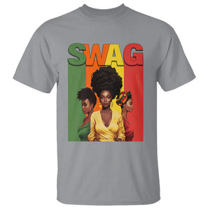 Black History Month Swag Melanin Queen T Shirt TS09 Sport Gray Printyourwear