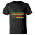 Black History Month T Shirt African American Pride Flag TS02 Black Printyourwear