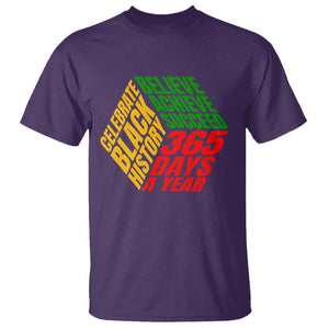 Black History Month T Shirt Believe Achieve Succeed Proud African American TS02 Purple Printyourwear