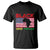 Black History Month T Shirt Black And Proud African American Pride US Flag Africa Map TS02 Black Printyourwear