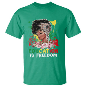 Black History Month T Shirt Black Educated African American Pride Women TS02 Irish Green Printyourwear