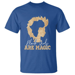 Black History Month T Shirt Black Girls Are Magic Melanin TS02 Royal Blue Printyourwear