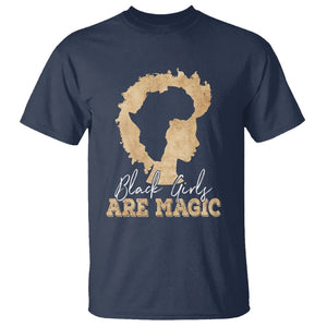 Black History Month T Shirt Black Girls Are Magic Melanin TS02 Navy Printyourwear