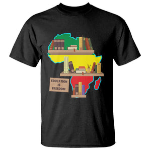 Black History Month T Shirt Educate Teach Black History Educated African American Pride TS02 Black Printyourwear