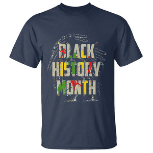 Black History Month T Shirt One Month Can't Hold Our History 24 7 365 TS02 Navy Printyourwear