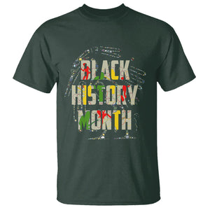 Black History Month T Shirt One Month Can't Hold Our History 24 7 365 TS02 Dark Forest Green Printyourwear