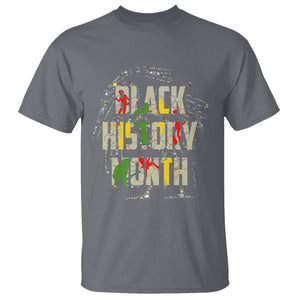 Black History Month T Shirt One Month Can't Hold Our History 24 7 365 TS02 Charcoal Printyourwear