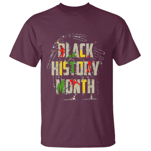 Black History Month T Shirt One Month Can't Hold Our History 24 7 365 TS02 Maroon Printyourwear