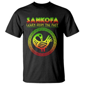 Black History Month T Shirt Sankofa Learn From The Past African Bird TS09 Black Printyourwear