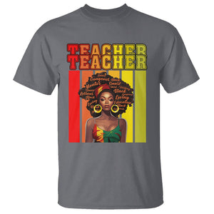 Black History Month T Shirt Teacher Women African Americans School Educate TS09 Charcoal Printyourwear