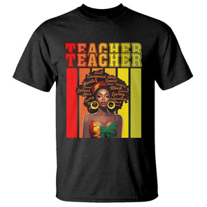 Black History Month T Shirt Teacher Women African Americans School Educate TS09 Black Printyourwear