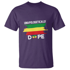 Black History Month T Shirt Unapologetically Dope Black Pride Melanin African American TS02 Purple Printyourwear