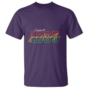 Black History T Shirt Celebrate Juneteenth 1865 TS01 Purple Printyourwear