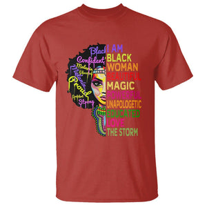 Black History T Shirt for Women I Am The Storm Juneteenth TS01 Red Printyourwear