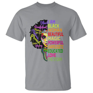 Black History T Shirt for Women I Am The Storm Juneteenth TS01 Sport Gray Printyourwear