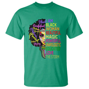 Black History T Shirt for Women I Am The Storm Juneteenth TS01 Irish Green Printyourwear