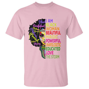 Black History T Shirt for Women I Am The Storm Juneteenth TS01 Light Pink Printyourwear