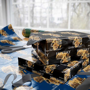 Black History Wrapping Paper Roll Didnt Start With Slavery TS10 Black Print Your Wear