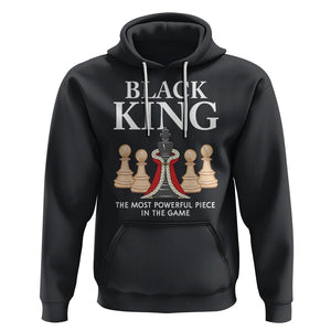 Black King The Most Powerful Piece In The Game Chess Hoodie TS09 Black Printyourwear