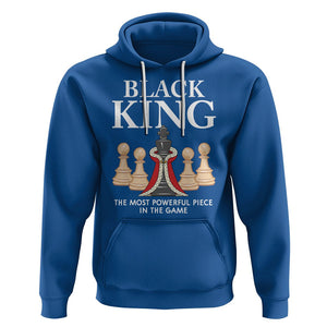 Black King The Most Powerful Piece In The Game Chess Hoodie TS09 Royal Blue Printyourwear