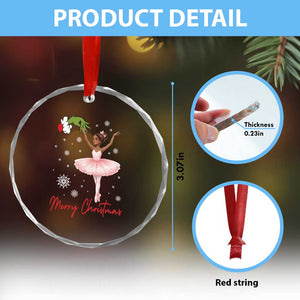 Black Nutcracker Ballet Crystal Glass Ornament Merry Christmas TS14 Print Your Wear
