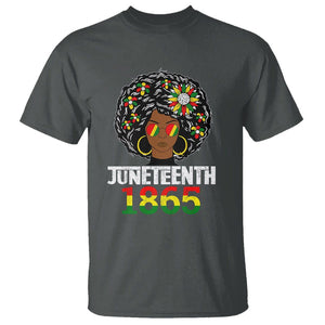 Black Queen 1865 Juneteenth T Shirt TS01 Dark Heather Printyourwear