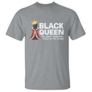 Black Queen The Most Powerful Piece In The Game Chess T Shirt TS09 Sport Gray Printyourwear