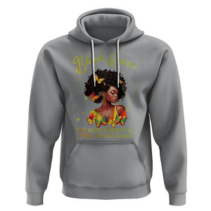 Black Queen The Most Powerful Piece In The Game Melanin Girl Butterfly Hoodie TS09 Sport Gray Printyourwear