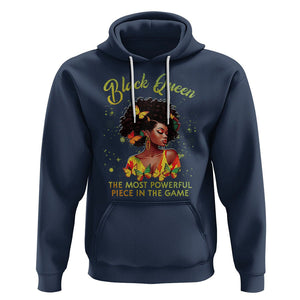 Black Queen The Most Powerful Piece In The Game Melanin Girl Butterfly Hoodie TS09 Navy Printyourwear