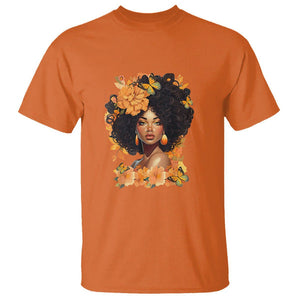 Black Women Unapologetically Dope Juneteenth Black History T Shirt TS01 Orange Printyourwear