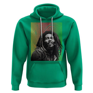 Legend Bob Hoodie One Love The Reggae Vintage Graphic TS02 Irish Green Printyourwear