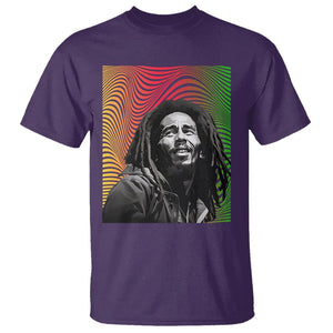 Legend Bob T Shirt One Love The Reggae Vintage Graphic TS02 Purple Printyourwear