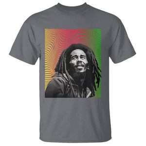 Legend Bob T Shirt One Love The Reggae Vintage Graphic TS02 Charcoal Printyourwear