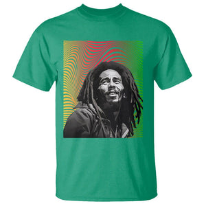 Legend Bob T Shirt One Love The Reggae Vintage Graphic TS02 Irish Green Printyourwear