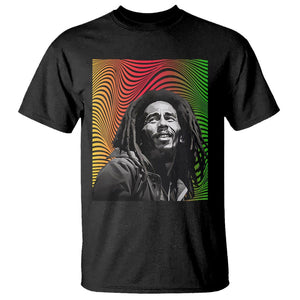 Legend Bob T Shirt One Love The Reggae Vintage Graphic TS02 Black Printyourwear