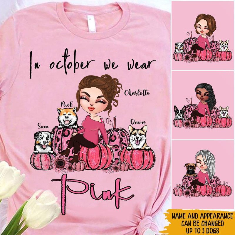 Breast Cancer Awareness Custom Shirts Awareness Month In October We Wear Pink CTM Sweater Adult Custom - Printyourwear