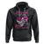 Breast Cancer Awareness Hoodie Blessed To Be Called Breast Cancer Survivor Pink Butterfly TS02 Black Printyourwear