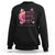 Breast Cancer Awareness Sweatshirt Support Admire Honor Breast Cancer Warrior Survivor Pink Sunflower TS02 Black Printyourwear