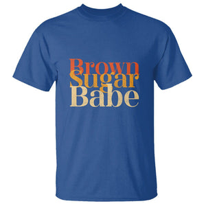 Brown Sugar Babe Proud Black History Women Pride Juneteenth T Shirt TS01 Royal Blue Printyourwear